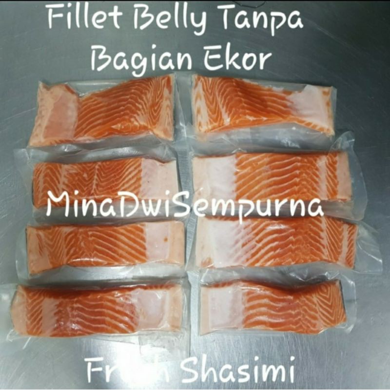 

Salmon Fillet Fresh @200gr Sashimi Grade (Norwegian Salmon)