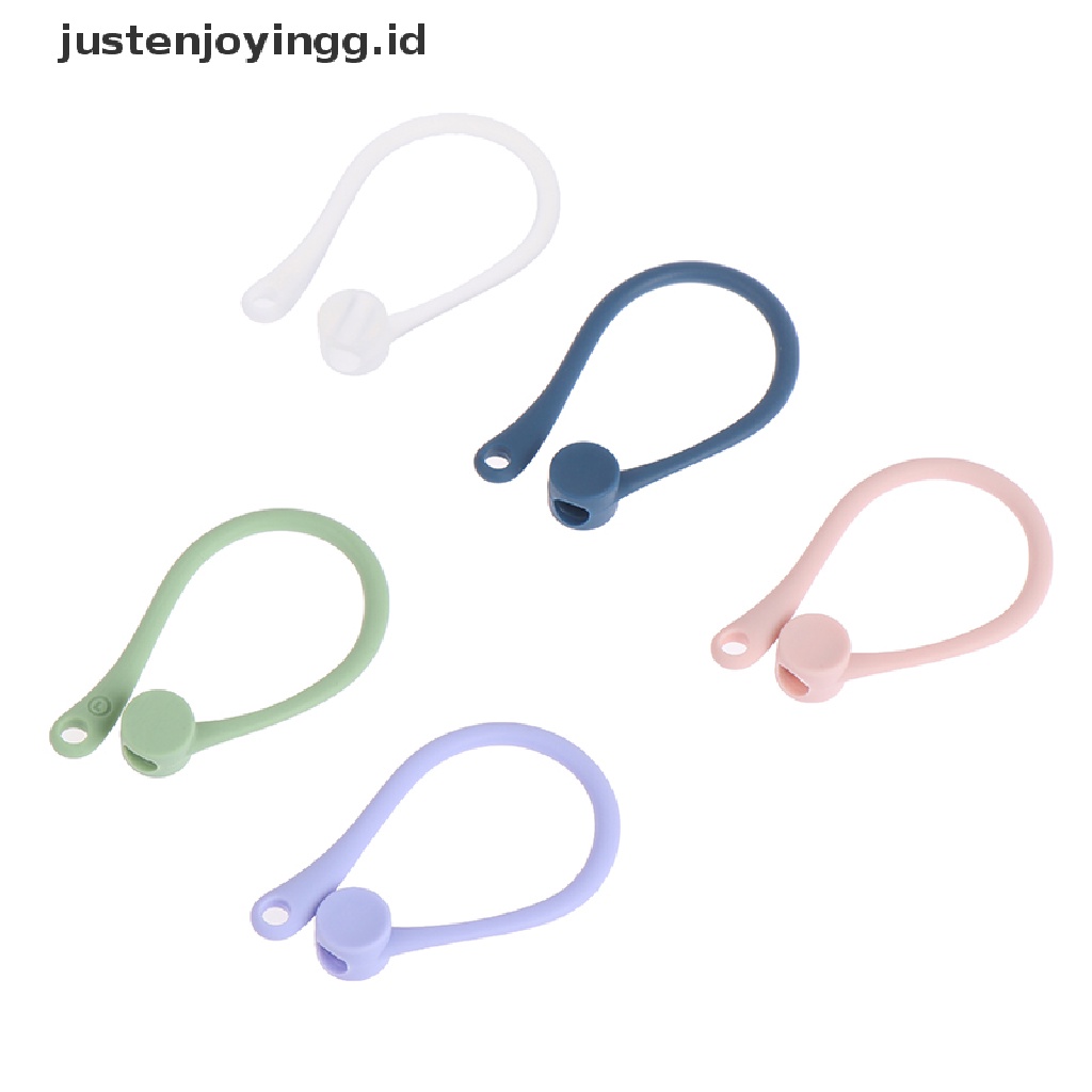 // justenjoyingg.id // 1 Pair Anti-lost Holder Earphone Strap For Airpods Wireless Headphone Earhook ~