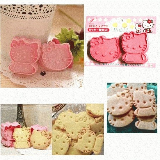 Set Isi 2 Cetakan Kue Kering Kartun - Cookies Cutter - Cetakan Keju Sayur Ham - Cetakan Hiasan Bento