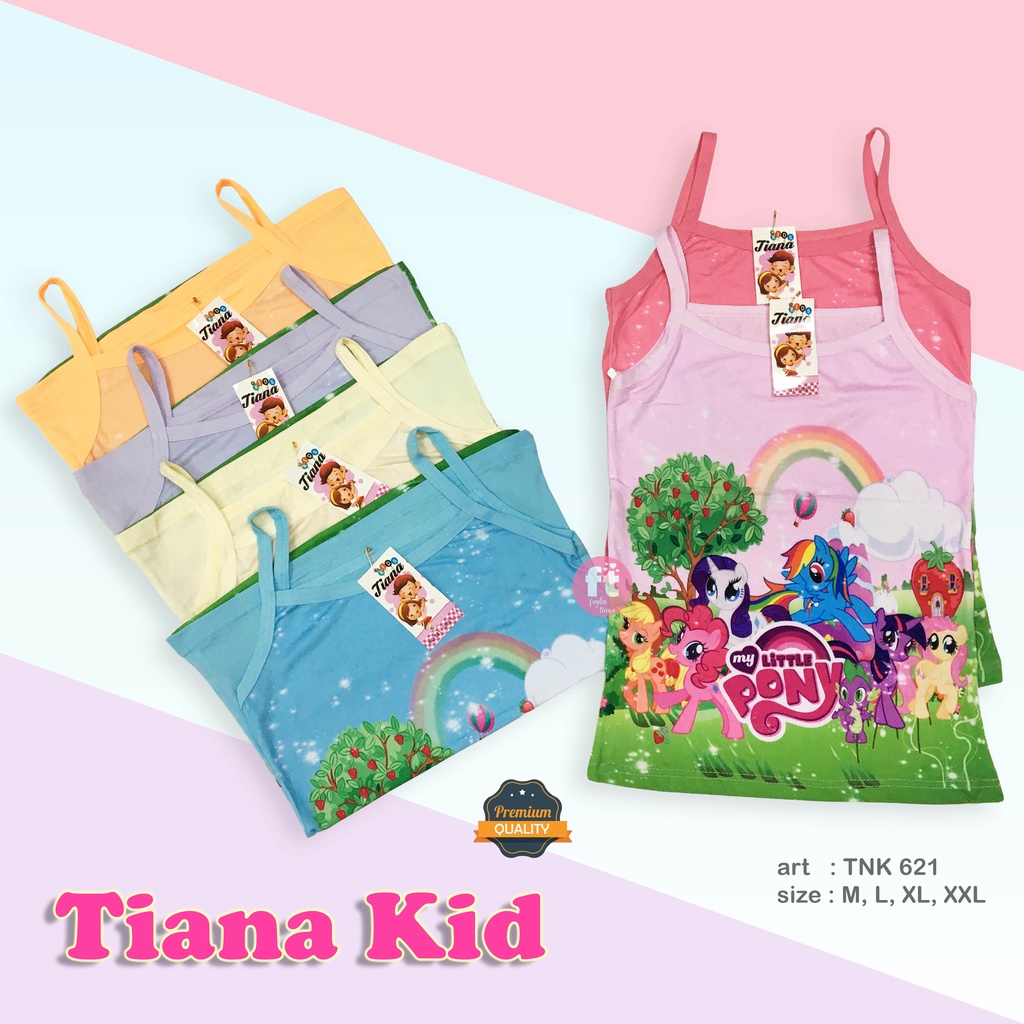 TIANA KIDS | Tanktop Anak  / Atasan Anak  / Singlet Anak  / art TNK 621