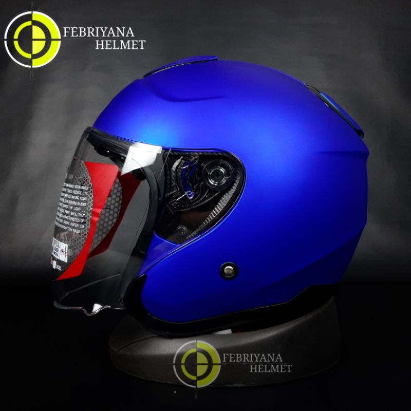 HELM KYT KYOTO SOLID BLUE DOFF