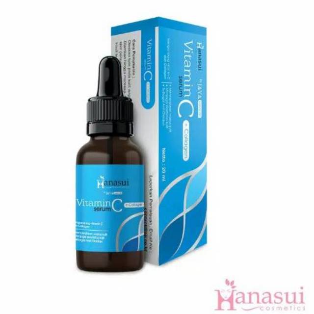 SERUM HANASUI VITAMIN C + COLLAGEN BPOM (Biru)