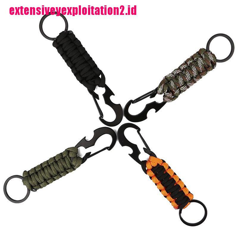 &lt; E2id &amp; &gt; Alat Pembuka Botol + Tali Paracord Untuk Survival Outdoor / Camping