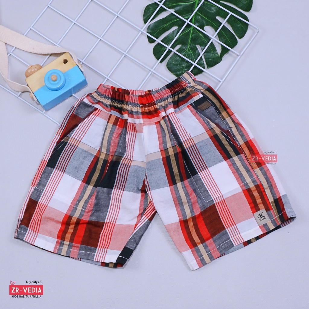 Celana Hawai uk 4-6 Tahun / Clana Pendek Anak Laki Harian Pants Main Adem Kids Balita Cowok Rumahan