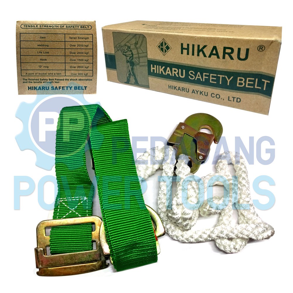 HIKARU SAFETY BELT BODY HARNESS SABUK KESELAMATAN PENGAMAN KERJA