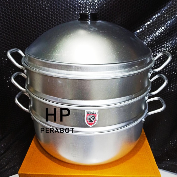 BIMA PANCI KUKUSAN ALUMINIUM JUMBO 40 CM - DANDANG KLAKAT BESAR - AL150 susun 3