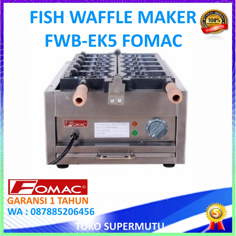Mesin Panggang Waffle Ikan WFB-EK5 FOMAC