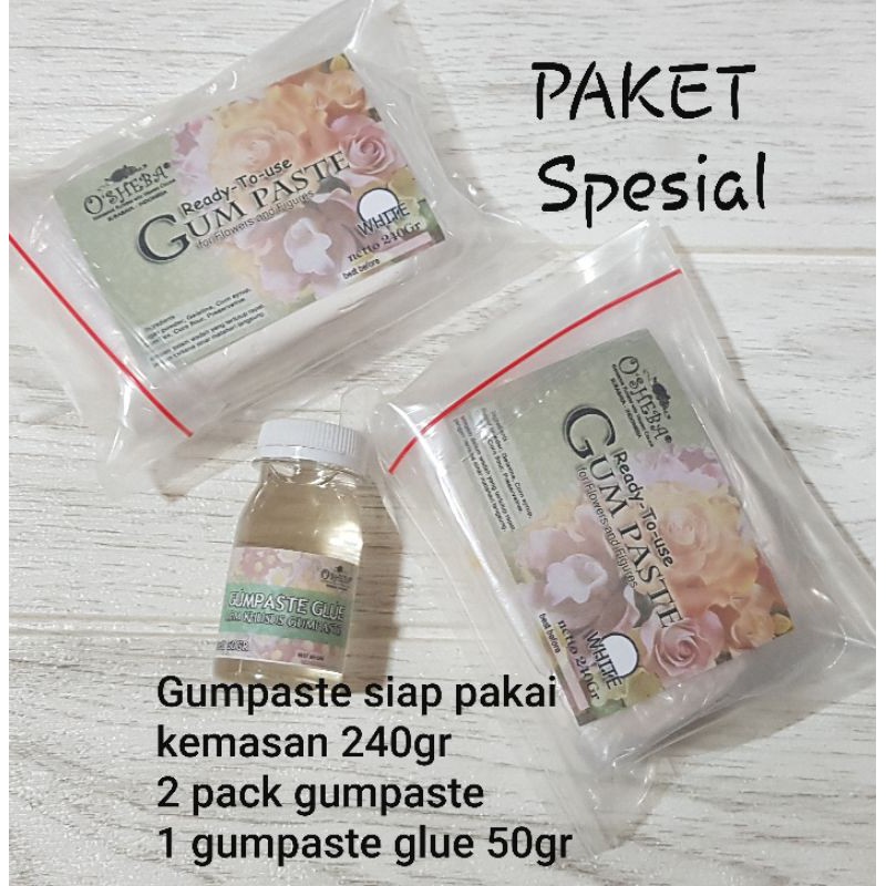 

[osheba] gumpaste bahan siap pakai paket spesial