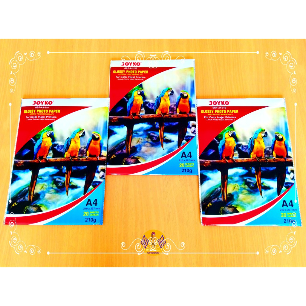

Kertas Foto Mengkilap Joyko GSP A4 210 Glossy Photo Paper