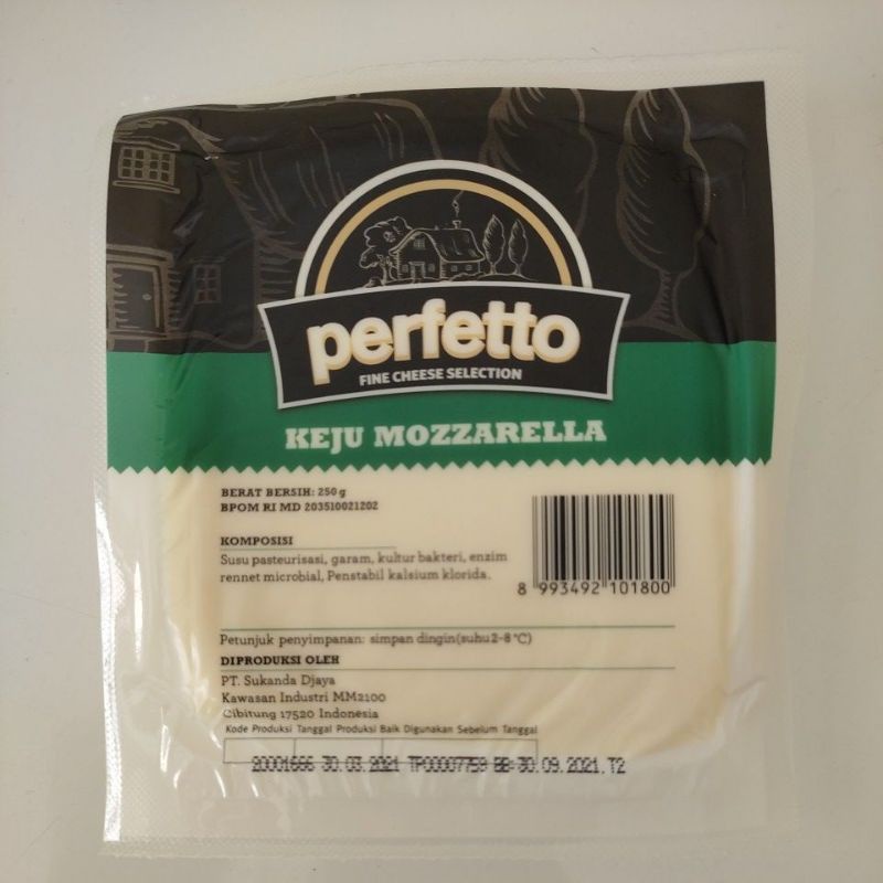 

PERFETTO KEJU MOZZARELLA 250 GR