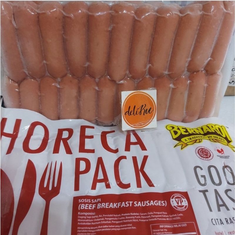 

Bernardi sosis SAPI 1kg VP, beef sausages Bernardi 1kg vp