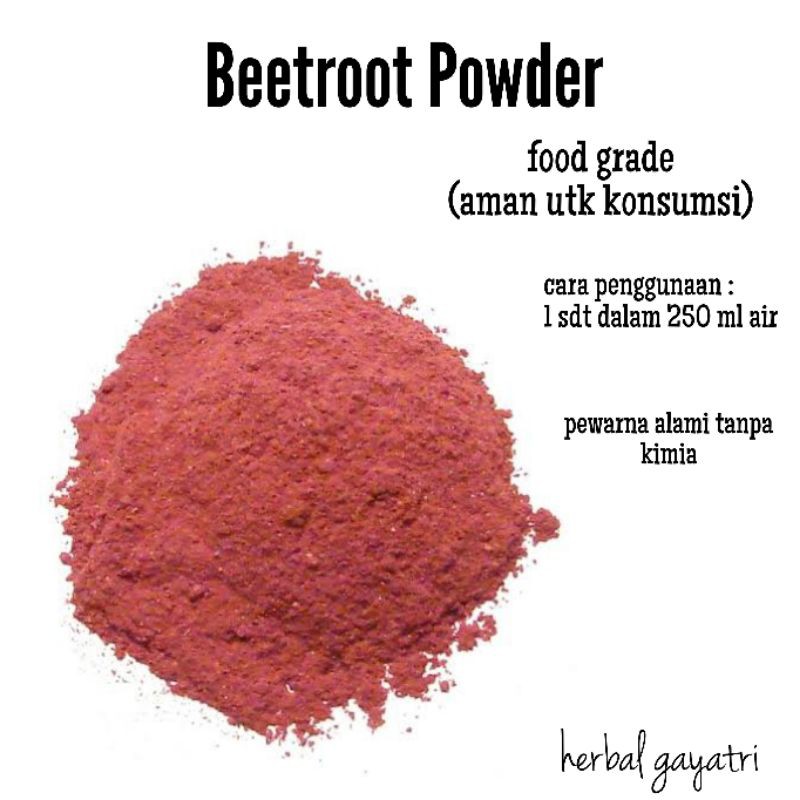 Beetroot Powder / Bubuk Buah Bit Merah