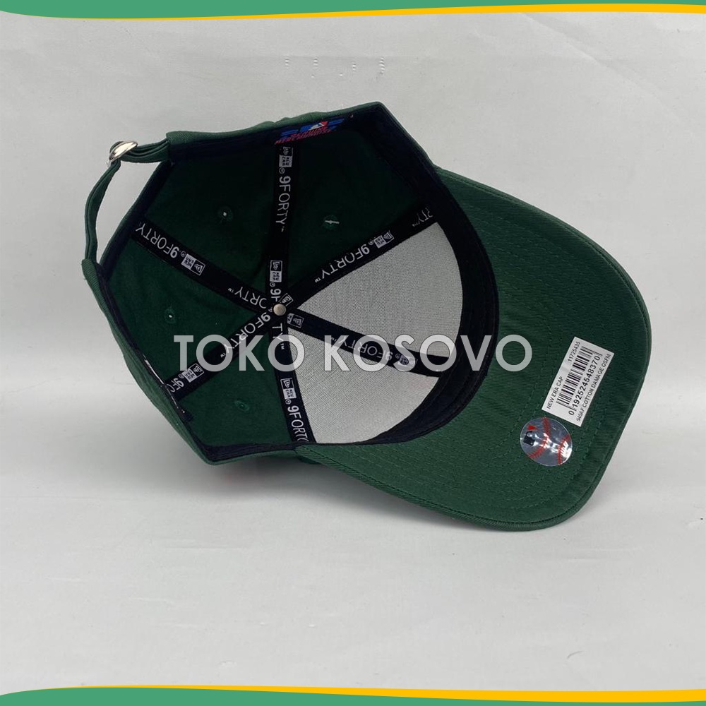 Topi Baseball Hat B Boston Red Sox ORIGINAL Grade, Topi Bisbol Basket Tim MLB NBA Cap Hijau Botol, Pria Dewasa Ori Distro NYC, YN NY New York Yankees Murah Premium Import 100% Anak Laki Wanita  Unisex Bordir Polos Bassball Besball Basball