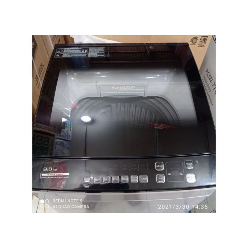 Mesin Cuci Sharp ES M9000T GG 1 Tabung - 9 KG