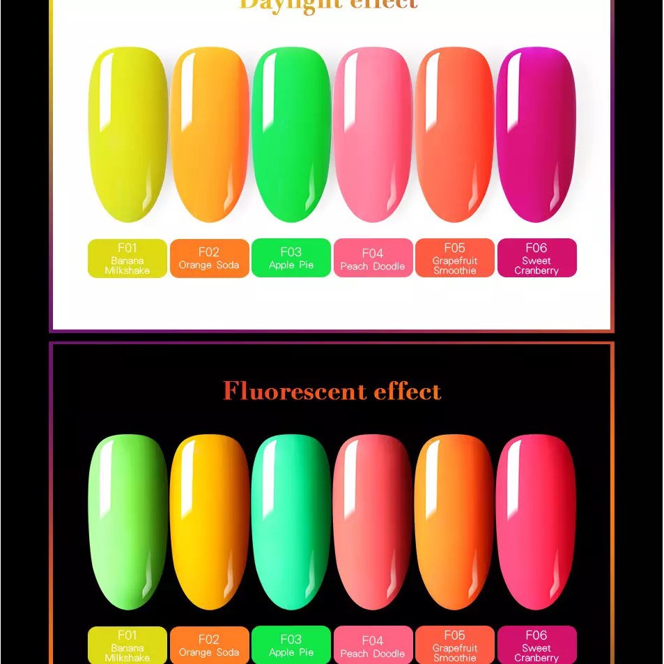 BORN PRETTY Nail LACQUER Series Neon Cahaya