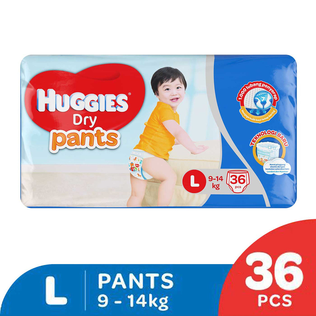 Huggies Dry Pants L 36