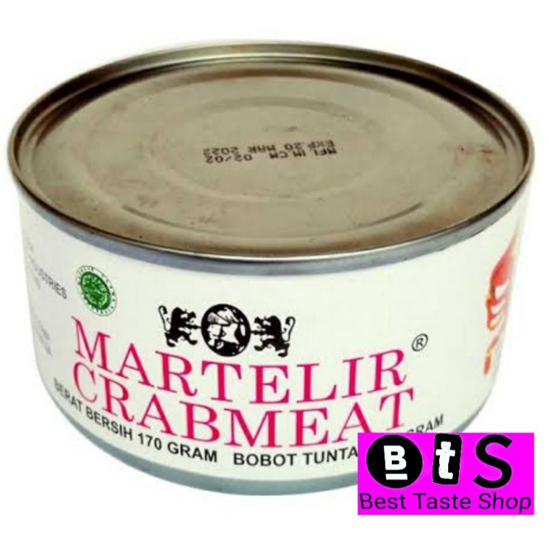 

Kepiting Kaleng Halal 170gr / Martelir Crabmeat