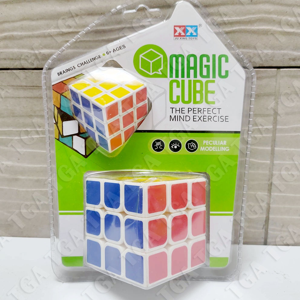 MAGIC CUBE MAINAN ASAH OTAK KUBUS RUBIK STRICKERLESS 3X3X3