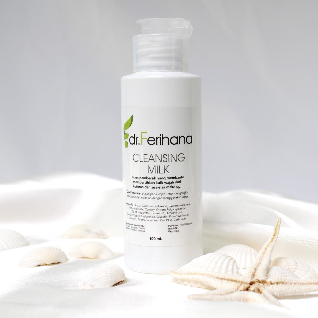 Galactomyces Cleanser Milk With Olive All Skin dr. Ferihana Cosmetics &amp; Skincare Merupakan Susu Pembersih Wajah yang bisa digunakan untuk Semua Jenis Kulit