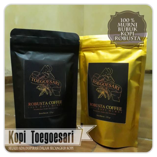 

Kopi Robusta Toegoesari (100% murni Kopi bubuk Robusta)