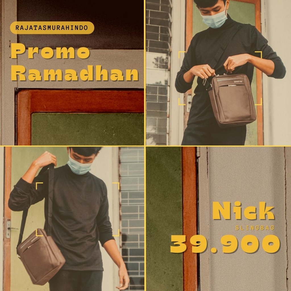 RTM - Braun Fox - Nick Slingbag - Tas Selempang Pria