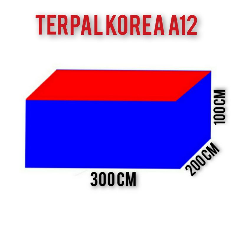 TERPAL KOLAM IKAN 200X300X100 A12 KOREA