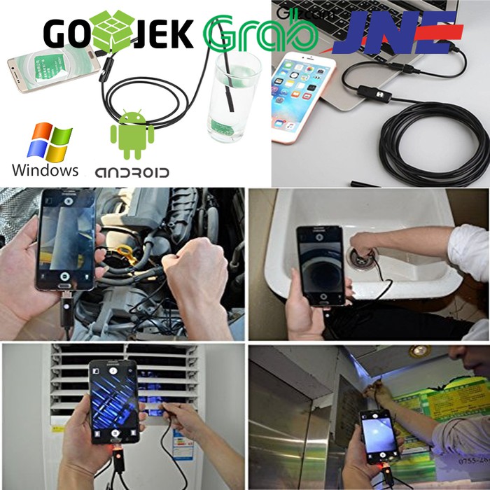 Kamera endoskop endoskopi usb 2M 720P kamera kabel microskop dokter gigi tht