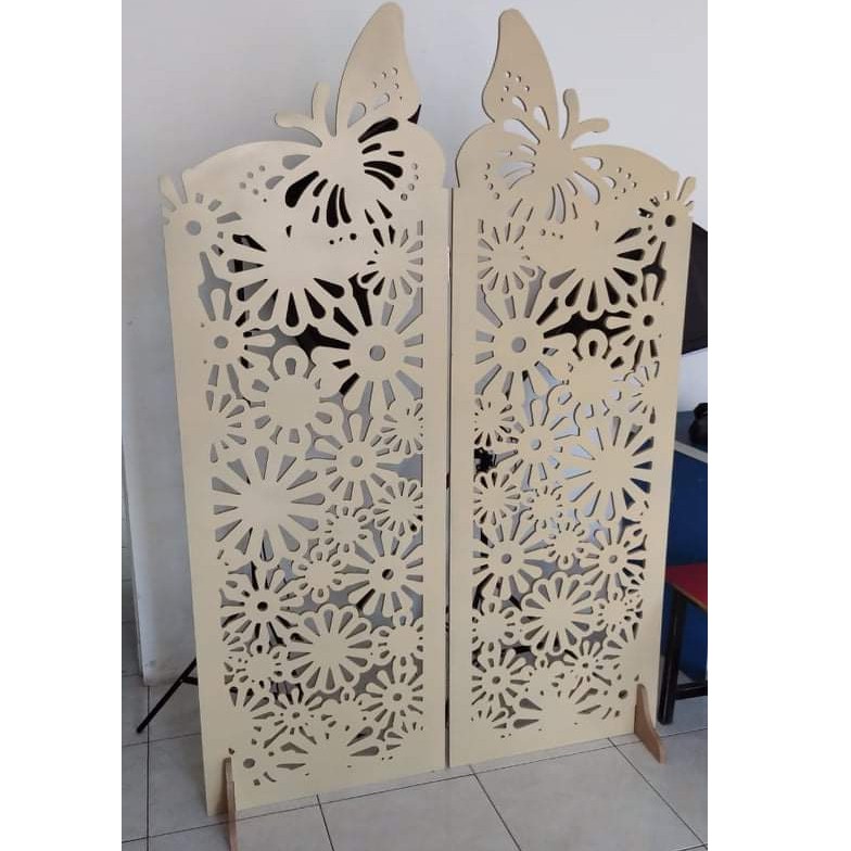 Sekat Ruang Tamu, Sekat Ruang Minimalis, Model Sekat Ruang Tamu. Motif Butterfly Delimon02