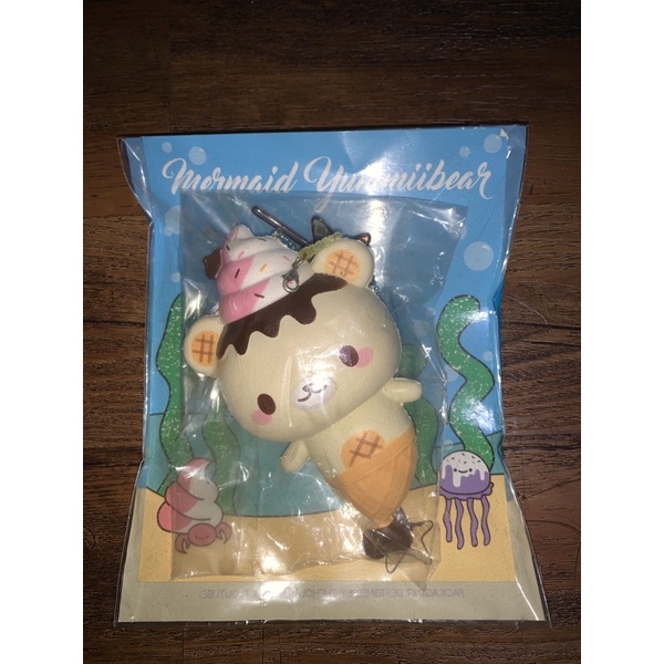squishy creamiicandy squishy  yummiibear vanilla strawberry 2017 mermaid yummiibear punimaru mix the