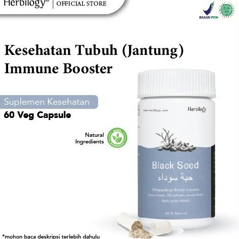 

BAYAR DITEMPAT Herbilogy Black Seed (Jinten Hitam/Habbatussauda) 60 kapsul /OBAT HERBAL ASAM URAT/OBAT HERBAL PELANGSING/OBAT HERBAL KOLESTEROL/OBAT HERBAL DIABETES