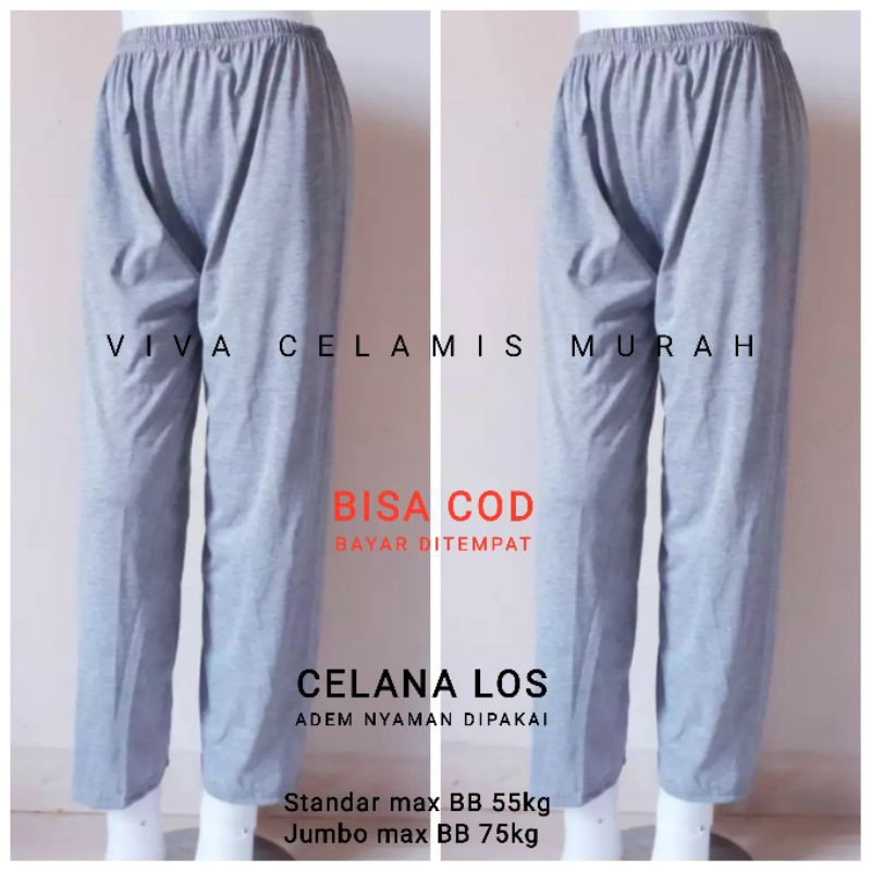 Jual Celana LOS Panjang - Celamis Murah- Celana Tidur - Bahan Kaos