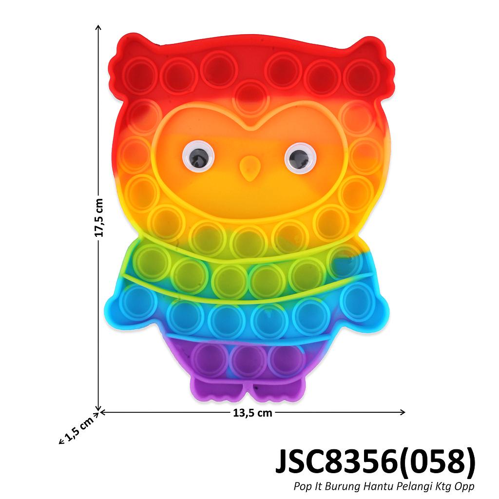 POP IT RAINBOW Mainan Anak Fidget Toys Game Toys-BURUNG HANTU