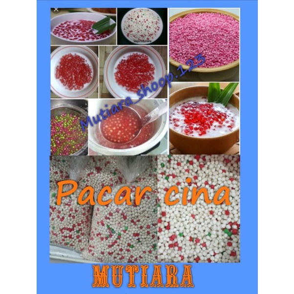 

BIJI SAGU MUTIARA PACAR CINA SEKUTENG 200 GR