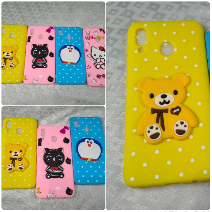 SOFT CASE KARAKTER TIMBUL KACA SAMSUNG A20 / A30