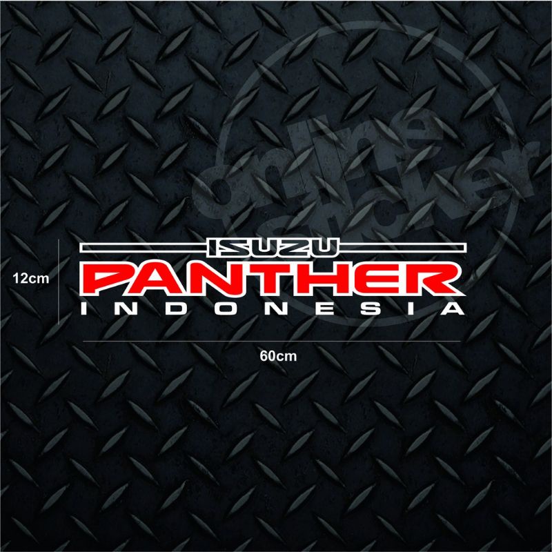 stiker variasi panther Isuzu Indonesia sticker cutting mobil
