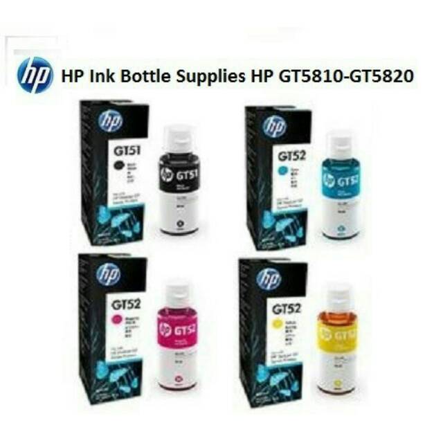 Tinta Hp GT51bk & GT52color original