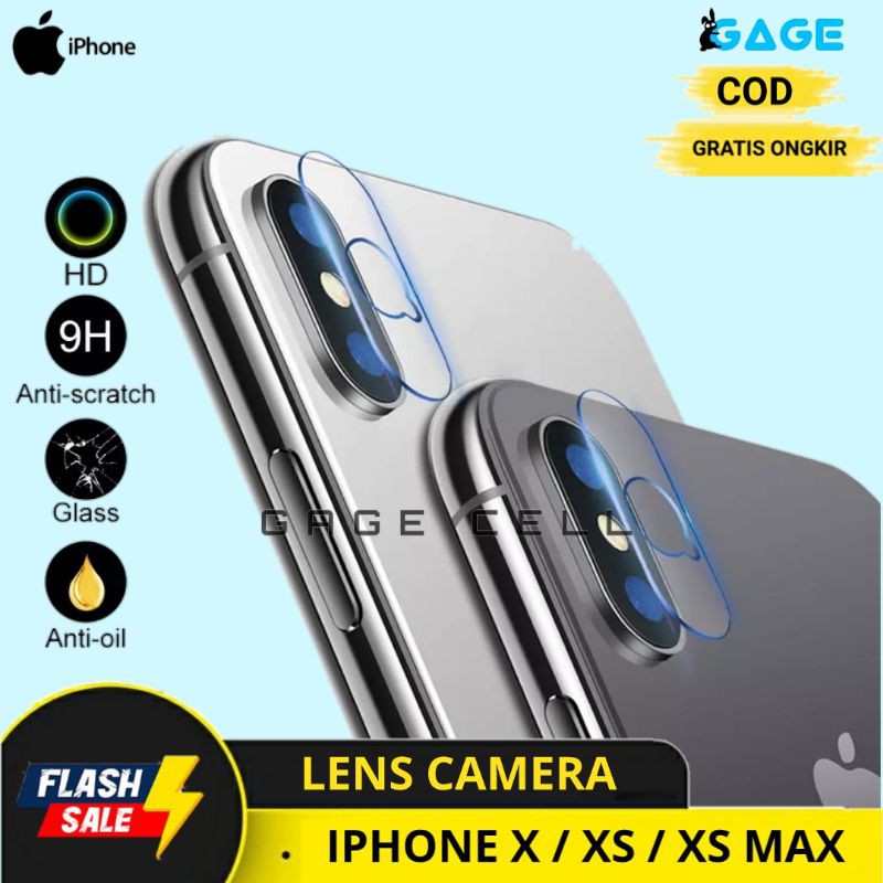 COD✅ Tempered Glass Camera Tg Antigores Pelindung Kaca Kamera IP iPhone X XS Max screen protector