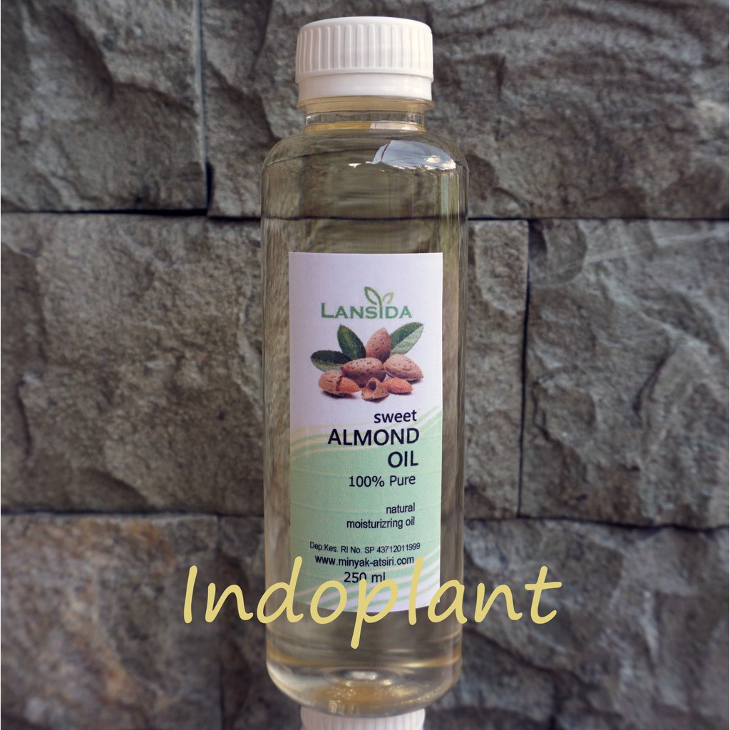 Pure Sweet Almond Oil 250 ml Cosmetic Grade Minyak Almond Murni Cold Pressed