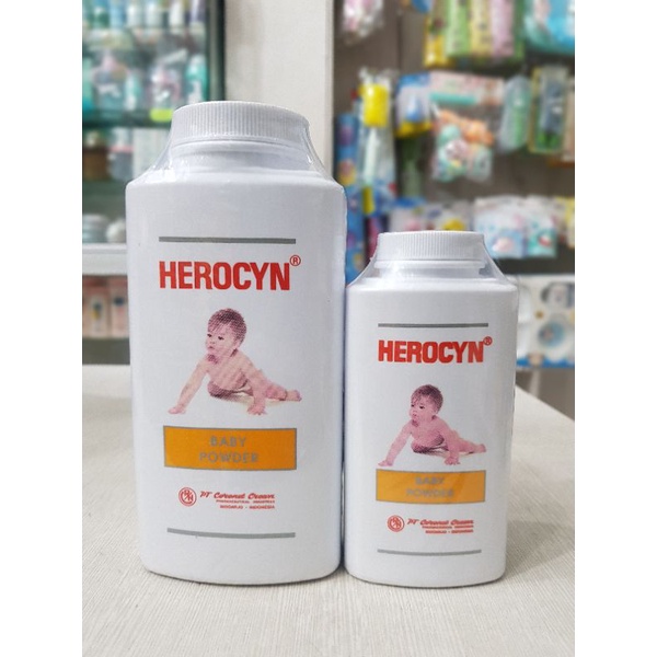 Herocyn Baby 100gr &amp; 200gr / Bedak Herocyn Baby / Bedak Gatal-gatal