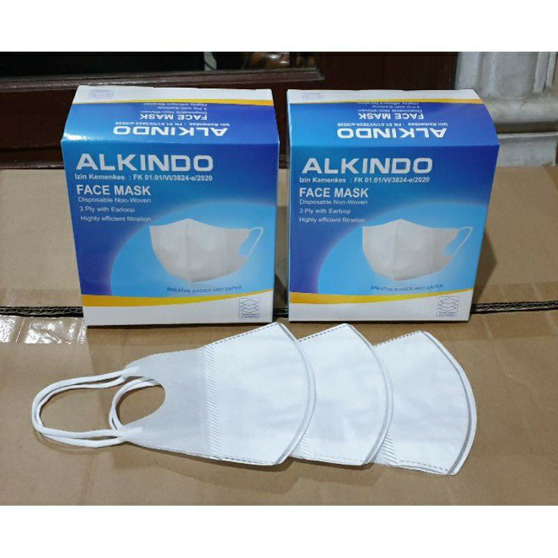 masker duckbill 50pcs masker duckbill 3ply masker duckbill alkindo masker earloop 3 ply