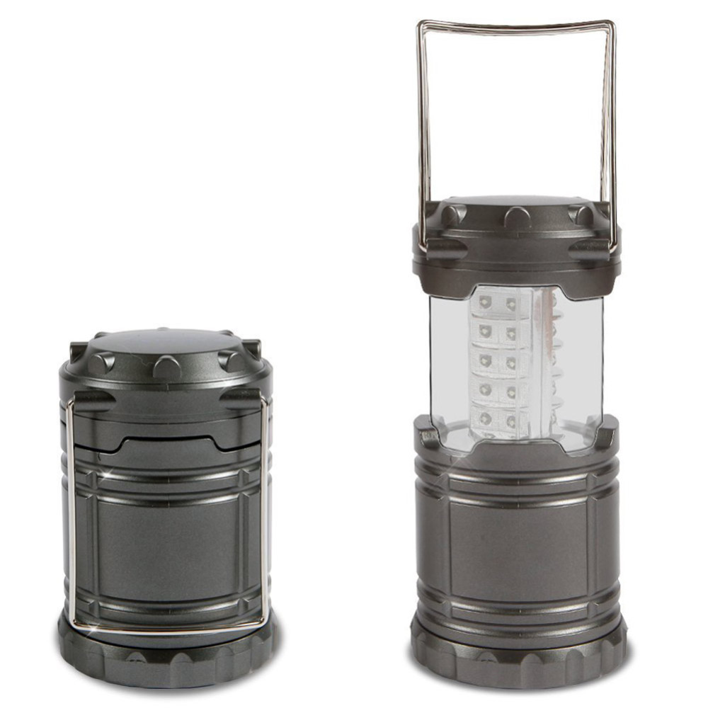 Lampu Lentera Camping Lantern 30 LED Water Resistant - GY18 HITAM