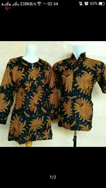 Maura Couple - Sania Ruffle Batik Couple Ori Ndoro Jowi Garansi Termurah Shopee -  Batik Modern Solo