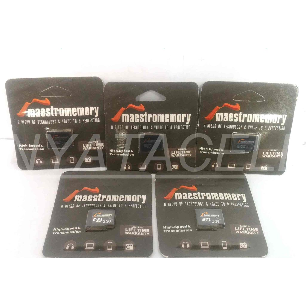 Memory Maestro 2GB Class 6 (Micro SD HC/Vgen/V-Gen/Card/Memori/2 GB)