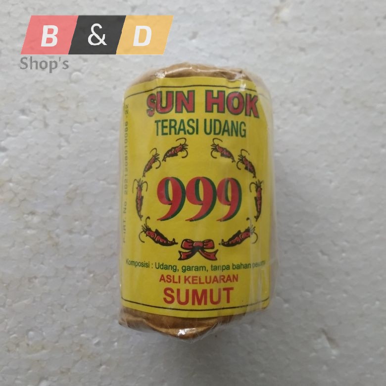 

999. Sun Hok Terasi Udang Asli Sumut Isi [10 Keping].