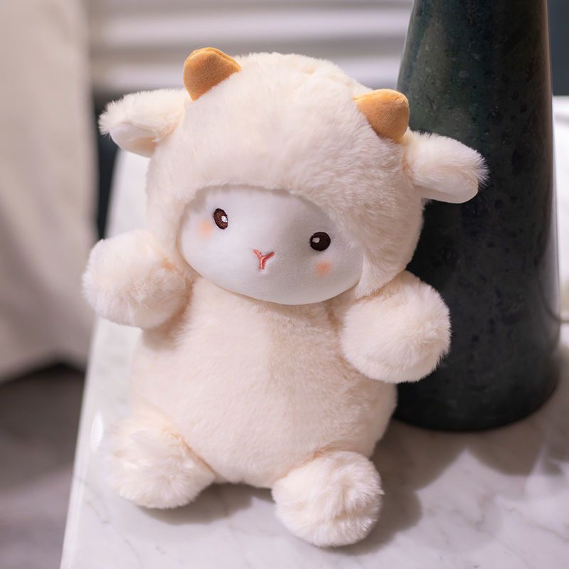 23cm New Kawaii Sheep Elephant Bear Plush Toy Cute Soft Model Stuffed Doll Pendant Toy Kids Christmas Birthday Christmas Gift