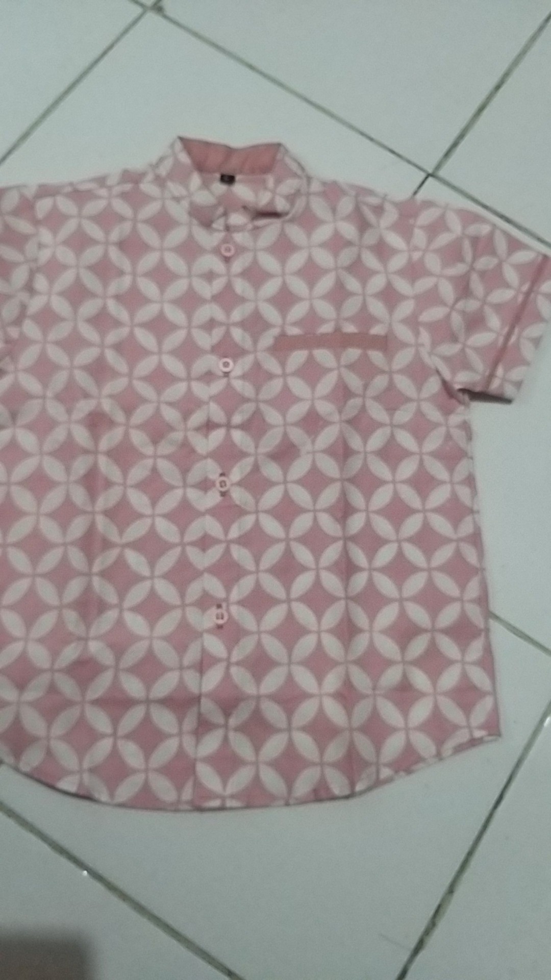 Batik Anak Warna Dusty Pink Size S