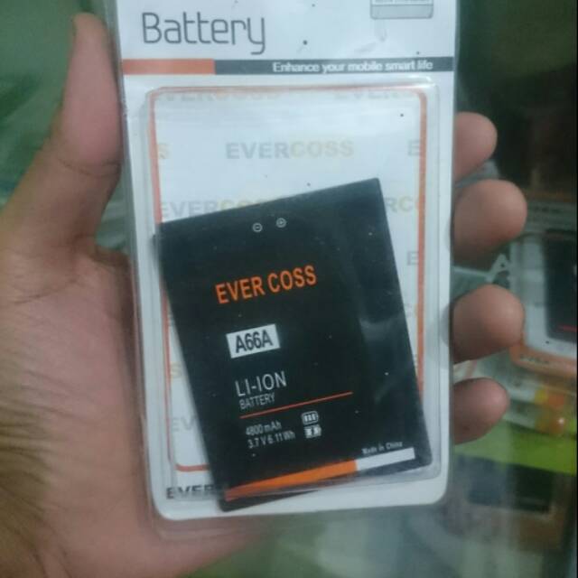 Baterai batre battery evercoss A66A li-ion battery