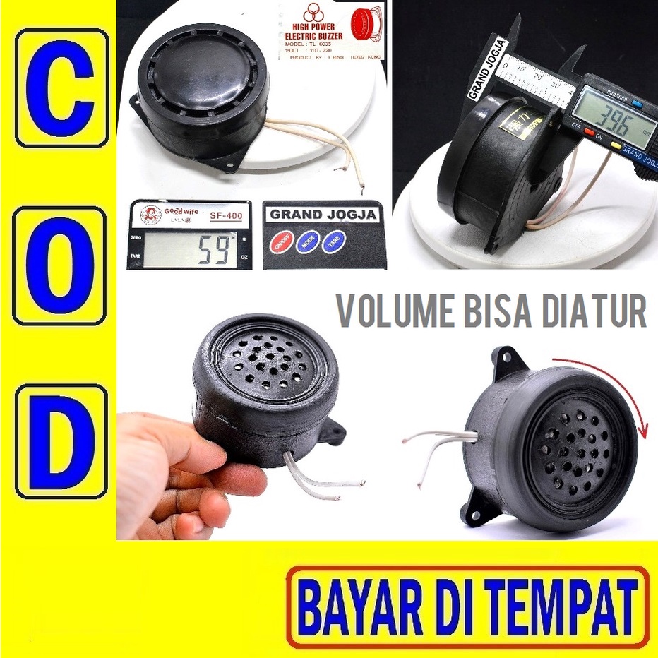 Sekar_Shop07 3K Bel Listrik 220V Bel Sekolah Langsung Sambung Listrik Nyaring Tet Tet Ac Electric