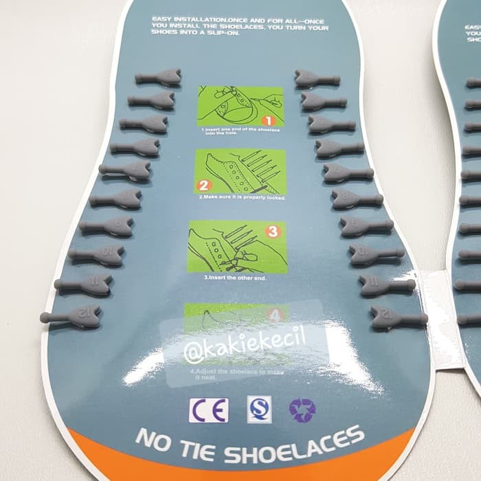 SEPASANG TALI SEPATU KARET SILIKON SHOELACE YUANFENG ISI 10 10 - Putih
