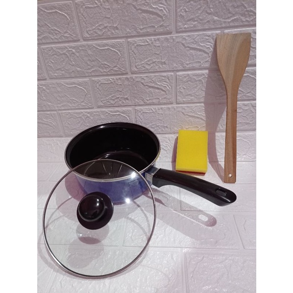 KUKINA Ceria Enamel Saucepan 18cm